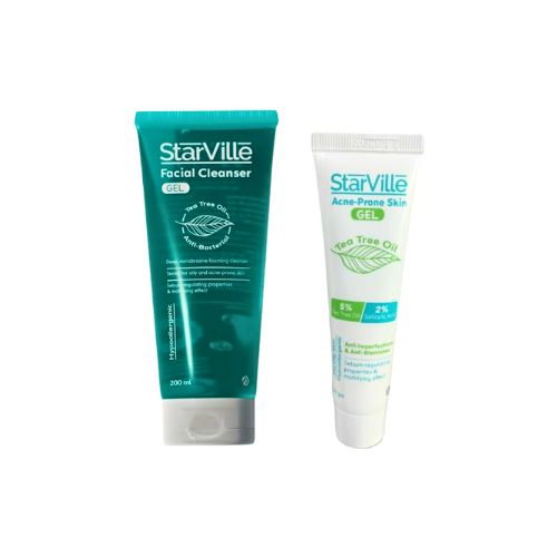 عرض ستارفيل: غسول أخضر 200 مل + جل للحبوب 30 جم